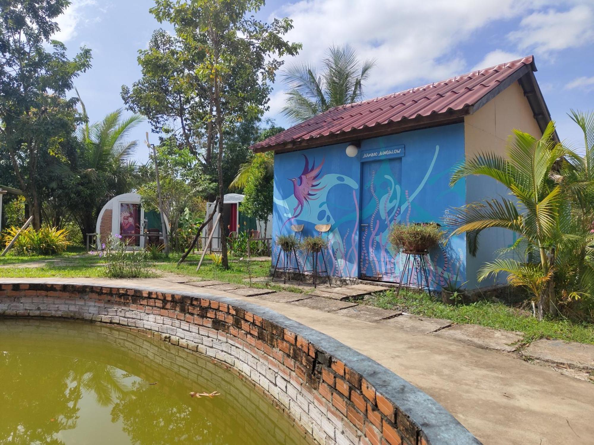 The Bear Bungalow Kampot Exterior foto
